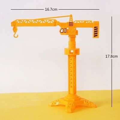 Camión volquete grande, decoración de pasteles, excavadora, camión de ingeniería, grúa torre, postre de cumpleaños para niños, accesorios de mesa