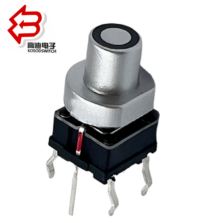 机械设备按钮开关带灯直插 通讯带灯轻触开关立式 轻触带灯开关