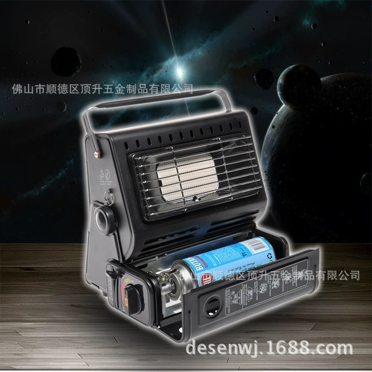 Al aire libre interior portátil de doble uso calentador coche pesca camping gas calentador gas