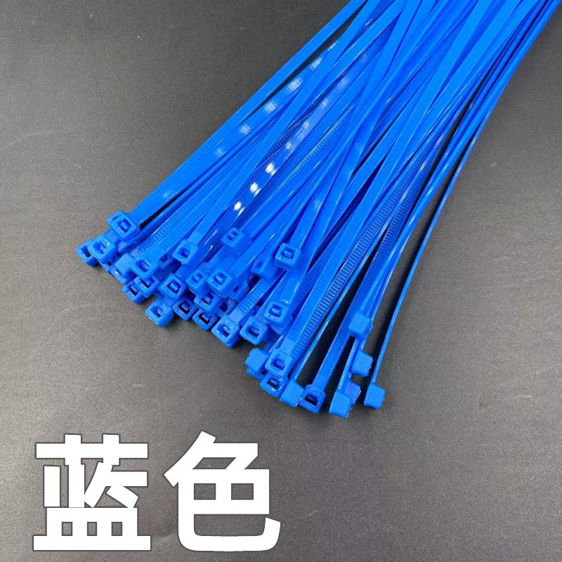 Auto-bloqueo de color nylon cable corbata grande al por mayor tamaño pequeño bolsas de color de plástico fuerte cable rojo lazo mixto