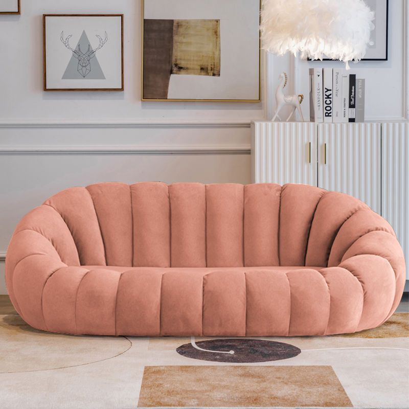 Sofá de calabaza de lujo ligero en línea pequeño dormitorio doméstico sala de estar perezosa encantadora doble sofá de tienda de tatami