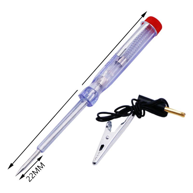 Автомобильный аккумулятор 6-12-24v небольшой прозрачный DC тест электрозонд автомобильный электрозонд