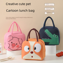 Thickened Insulated Lunch Bag Portable Cartoon Meal Bag Handheld Rice Box Lunch Bag Meal Bag Cooler Bag Small Shoulder Bag