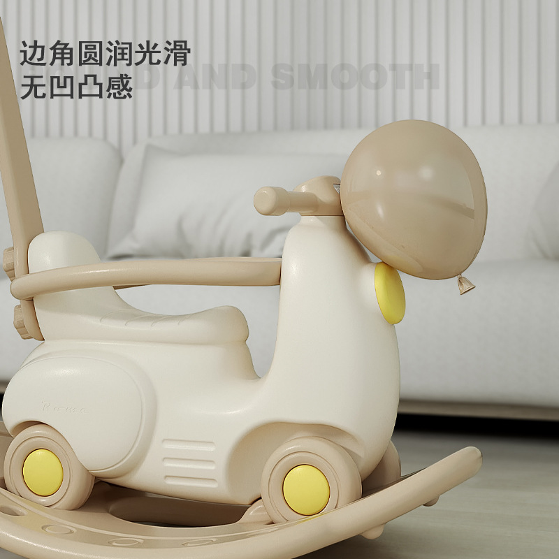 Juguetes para niños multifuncionales para bebés domésticos pequeños regalos de un aniversario para bebés varones trampolín mecedor carro