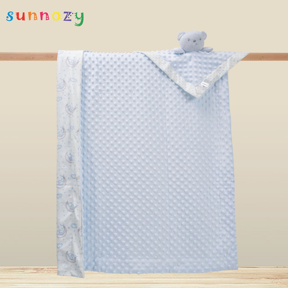 Juego de mantas de confort Sunnozy para otoño e invierno, manta multiusos cálida para bebé, manta de frijoles para bebé, venta al por mayor