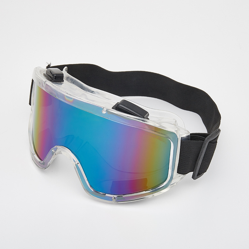 Winddichte Wander-Skibrille, Outdoor-Antibeschlag-Brille mit großem Rahmen, winddichter Sand, bunte Silikonbrille_voghion.com