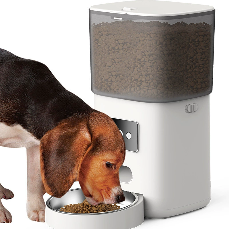 Интеллектуальная автоматическая машина для кормления домашних животных приложение для мобильного телефона количественная машина для кормления домашних животных с дистанционным таймером кормушка большой емкости