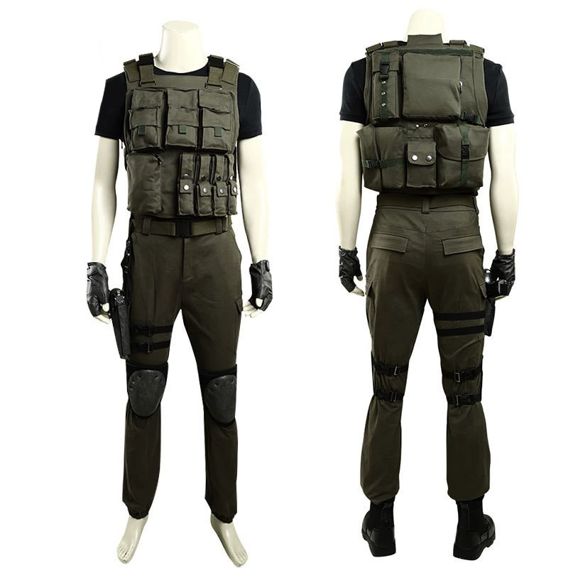 Косплей‑костюм (Resident Evil) Карлос Оливейра, модульный тактический жилет, мужской, размеры S–XXXL