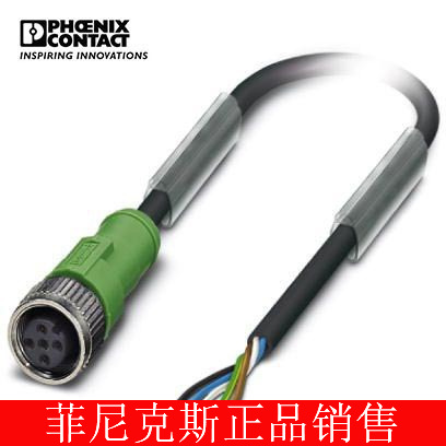 菲尼克斯传感器/执行器电缆SAC-5P- 3,0-PUR/M12FS-1669835