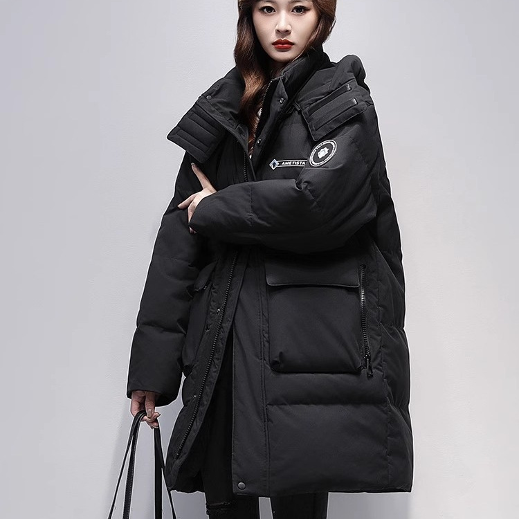 2025 invierno nueva moda extranjera ropa de algodón invierno grueso y cálido suelto nuevo abrigo de algodón simple abrigo cálido image 4