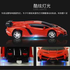 Factory direct sales one-click deformation remote control car four-channel charging remote control deformation car robot cross-border toy supply