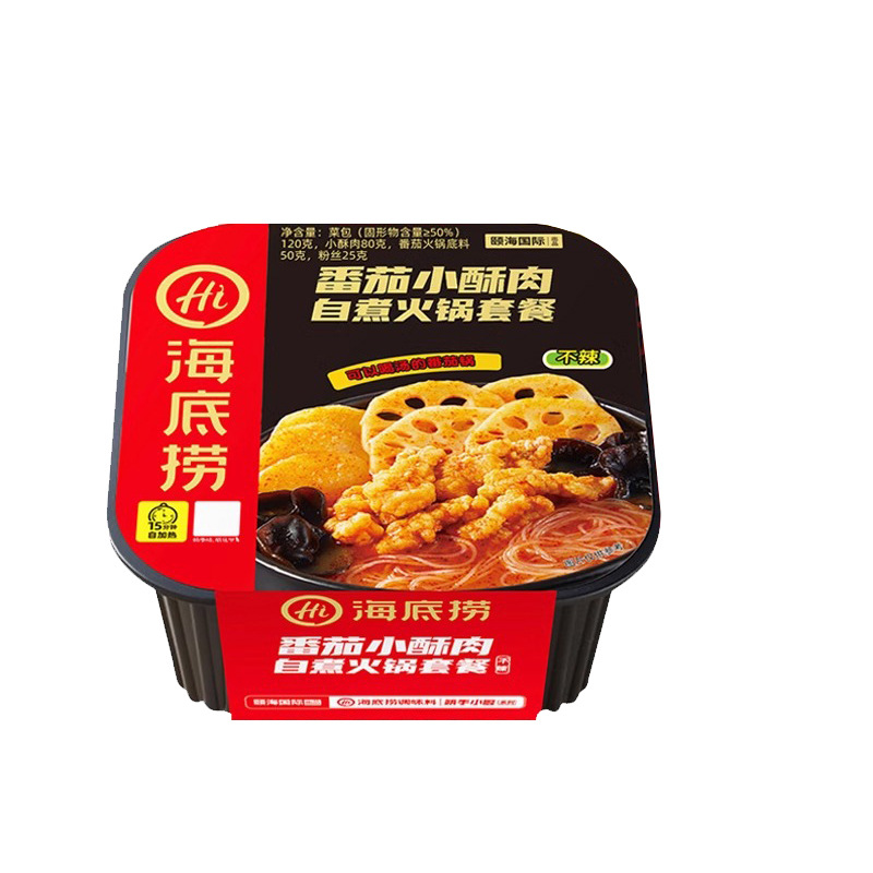 하이디라오 자체 가열 냄비 토마토 크리스피 돼지고기 275g