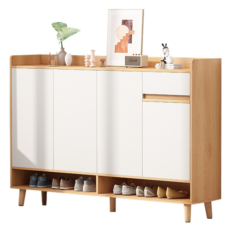 puerta de zapato doméstica de gran capacidad puerta de entrada armario de almacenamiento pasillo balcón armario de almacenamiento económico rack de zapatos