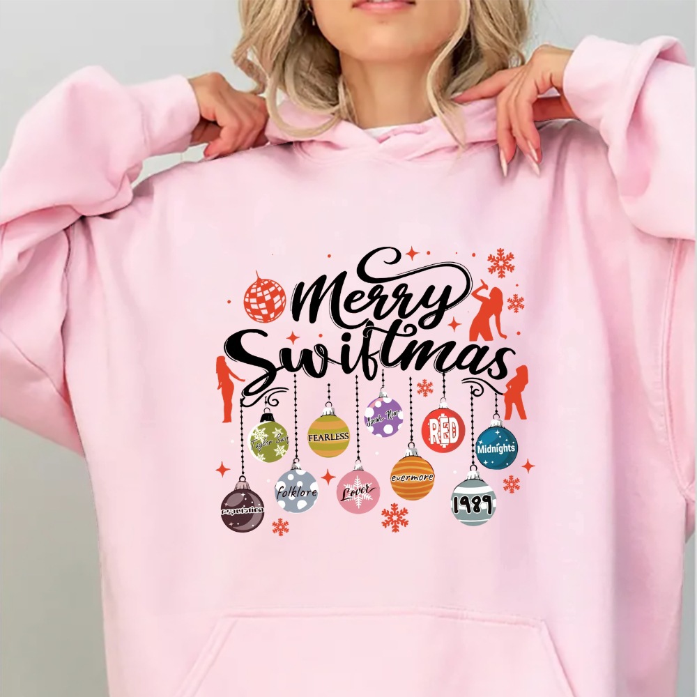Merry Swiftmas Christmas Hoodie Holiday Season New Year's