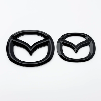 Black Warrior Front and Rear Car logo - ma-3-angkesela-sedan-front-logo-rear-logo-bright-black