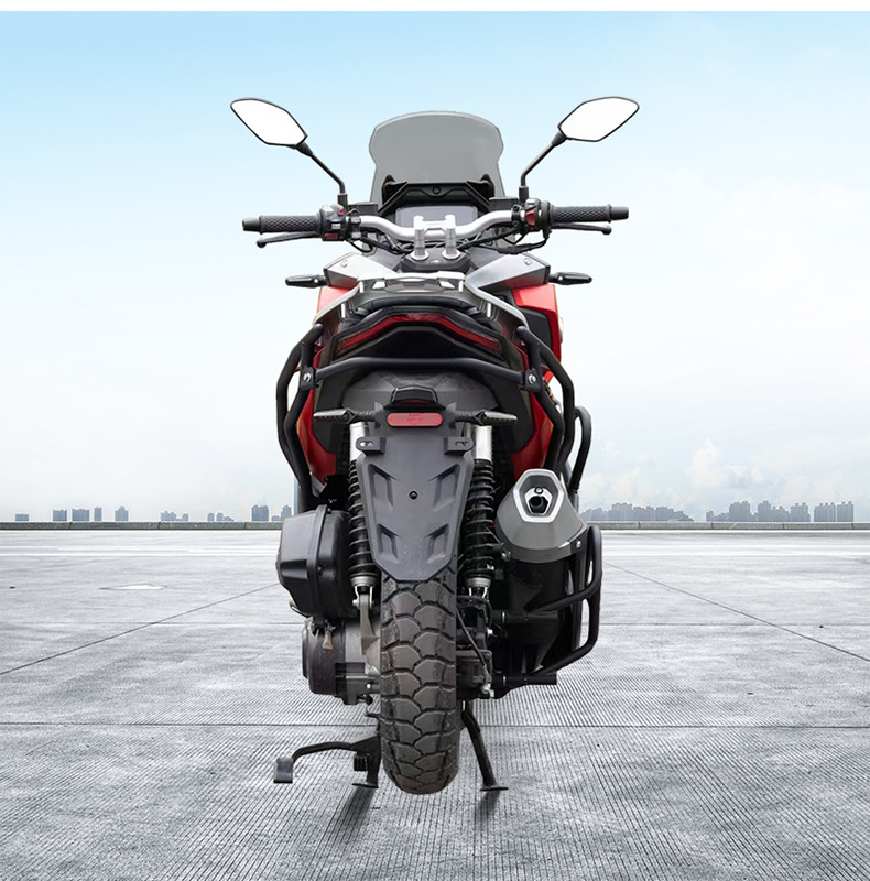 Suitable for Wuji Sr150S Front and Rear Bumpers, Fully Surrounded Bumpers, Anti-Fall and Anti-Collision Scooter Protective Frame Modification Parts
