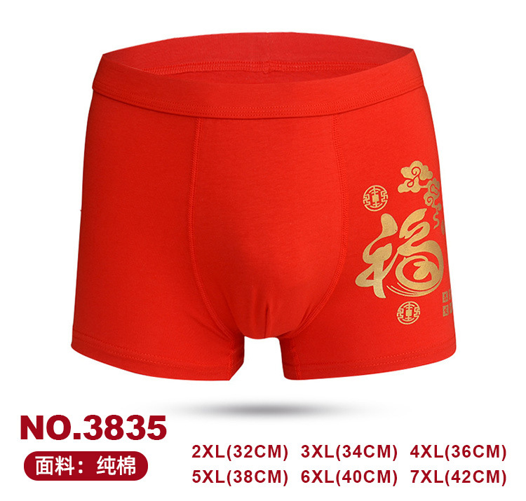 EZ83-3835 빨간 속옷 인쇄