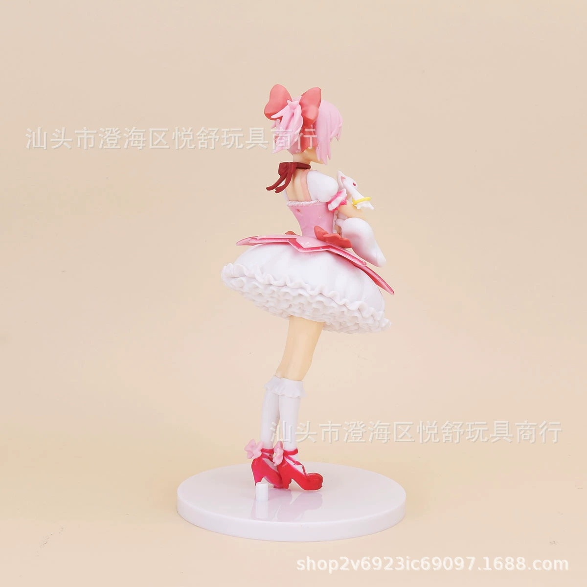 Фигурка (Shikama) Madoka магическая девушка, настольный сувенир, 18 и 22 см, сидящая и стоящая