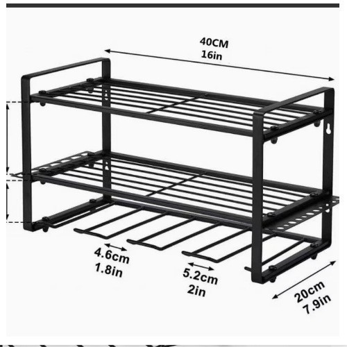 Rack de almacenamiento de herramientas de garaje transfronterizas Rack de almacenamiento tipo pared destornillador rack de almacenamiento de herramientas eléctricas Rack de perforación eléctrica