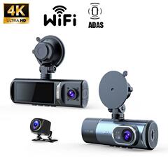 クロスボーダー 3 レコード wifi ドライブレコーダー 4K 超クリアナイトビジョン GPS 広角カーレコーダー cardvr