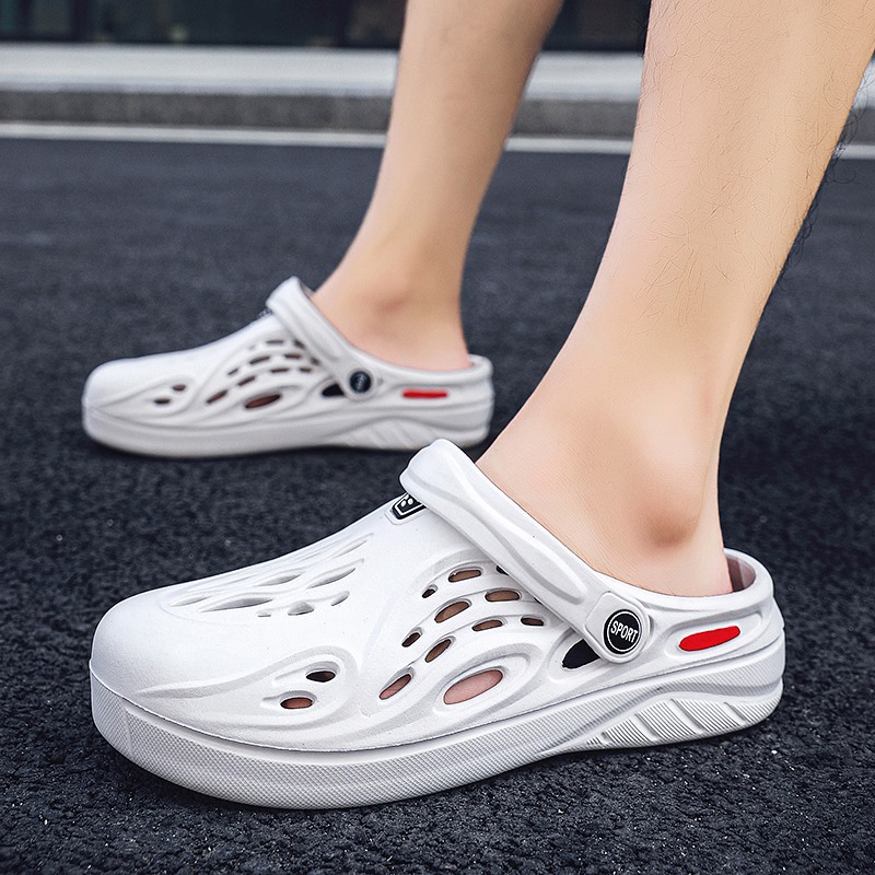 2025 Amazon verano para hombres sandalias de balde stand-alone pareja sandalias al por mayor zapatos de agujero de playa para hombres image 1