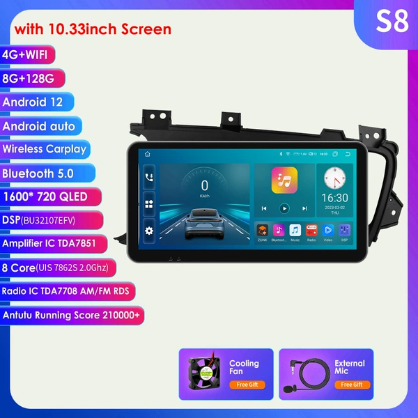 8+128G WIFI+4G LTE version 7862 carplay octa-core