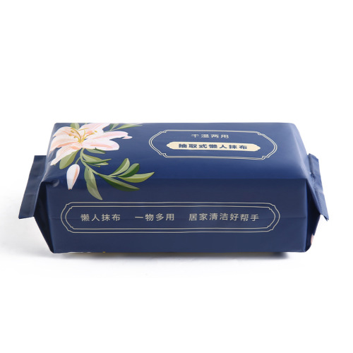 Wholesale removable thickened kitchen rag wholesale disposable non-stick oil table lazy rag