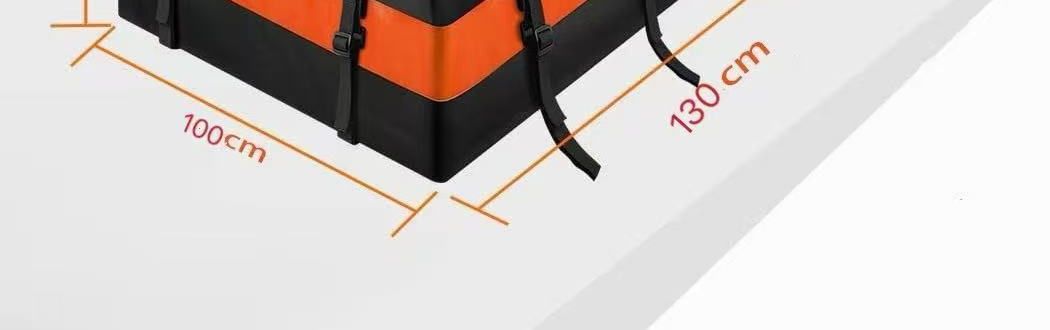 Car rainproof and waterproof roof rack storage large-capacity luggage bag, wear-resistant SUV luggage bag, plastic