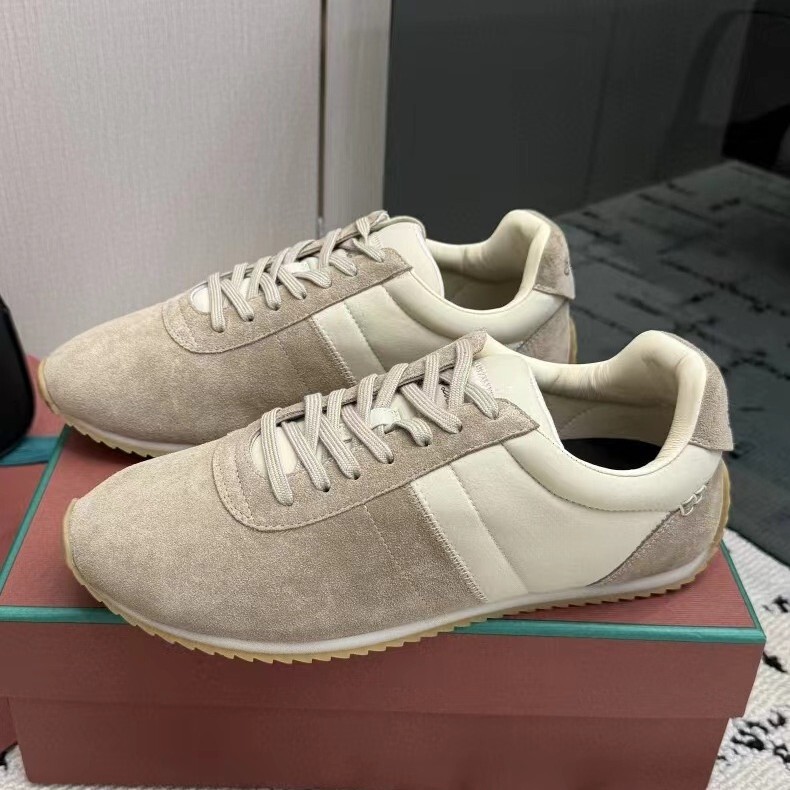 2026 New Model Cowhide Patchwork Low-key Luxury Trendy Fashion Casual Shoes Versatile Sports Commuting Loafers for Women