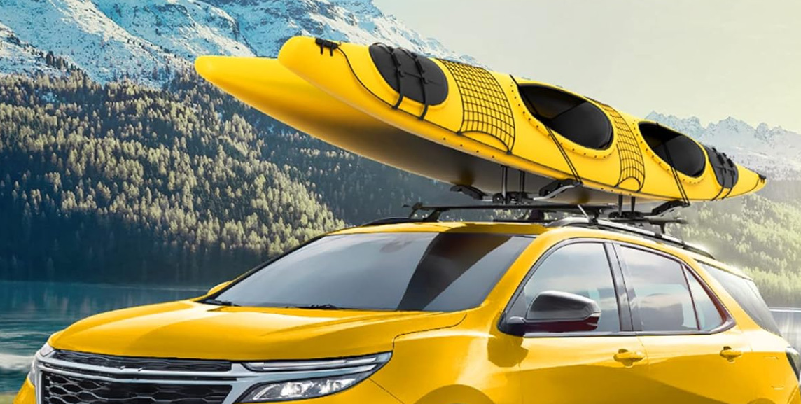Luggage Rack, Canoe Rack, Kayak Rack, Aviation Aluminum, Foldable and Adjustable