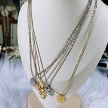 跨境欧美时尚女项链不锈钢多款现货捡漏流行饰品随性搭配嘻哈项链