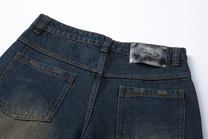 Modern Ian 24 Autumn Men's Wear New American Wide Leg Riveted Cowboy Pants_voghion.com