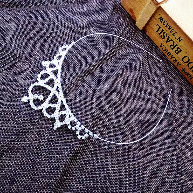 Diadema de princesa para niñas, corona con diamantes de imitación para espectáculos y presentaciones