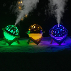 Planet lamp humidifier moon LED night light USB new and unique atmosphere light humidifier two-in-one cross-border