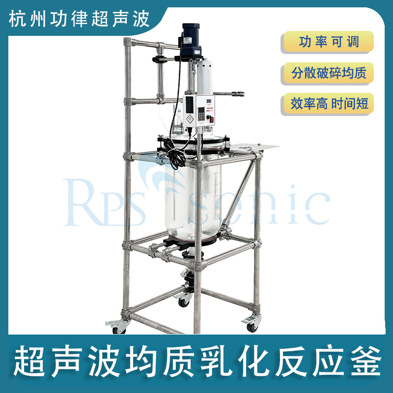 超声波提取机RPSSONIC细胞粉碎机 防爆玻璃反应釜