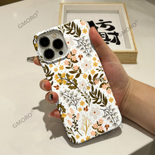 外贸榜单适用iPhone17/16苹果手机壳ins满屏花卉15promax大孔菲林