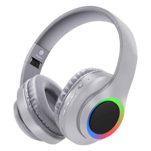 Head-mounted Bluetooth headset bluetooth headphone colorful luminous…