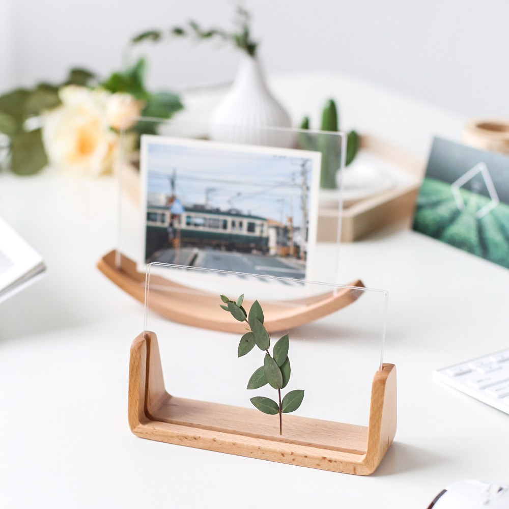 Marco de fotos infantil con forma de luna para montar en la pared, marco de fotos creativo de estilo nórdico para niños, marco de fotos de madera maciza.