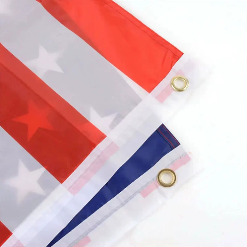Флаг (США) полиэстер 90×150 см (3×5 фт), звёзды и полосы, с люверсами