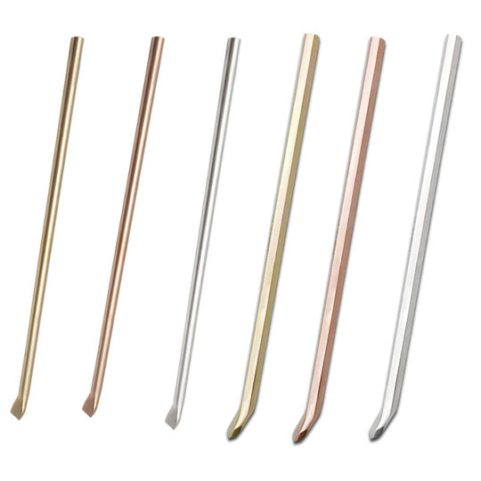 Explosion-proof crowbar Explosion-proof antimagnetic crowbar Stainless steel sharp crowbar Round copper alloy sharp crowbar One end pointed one end flat
