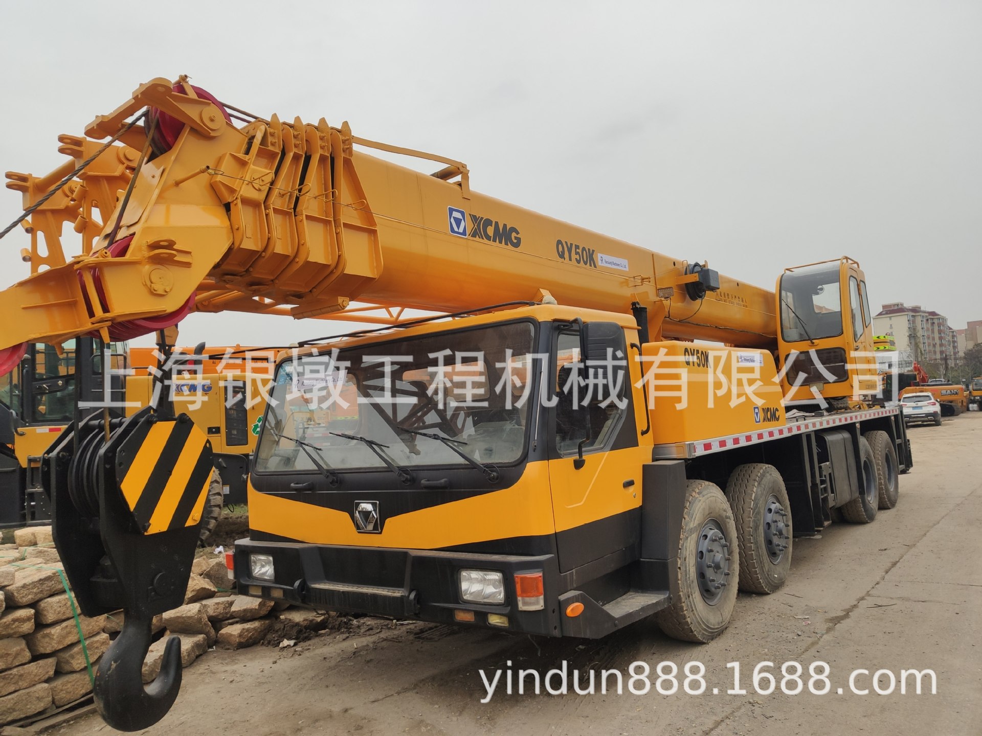 徐工 50吨汽车吊 QY50K 轮胎式起重机 25吨 30吨 35吨 出口