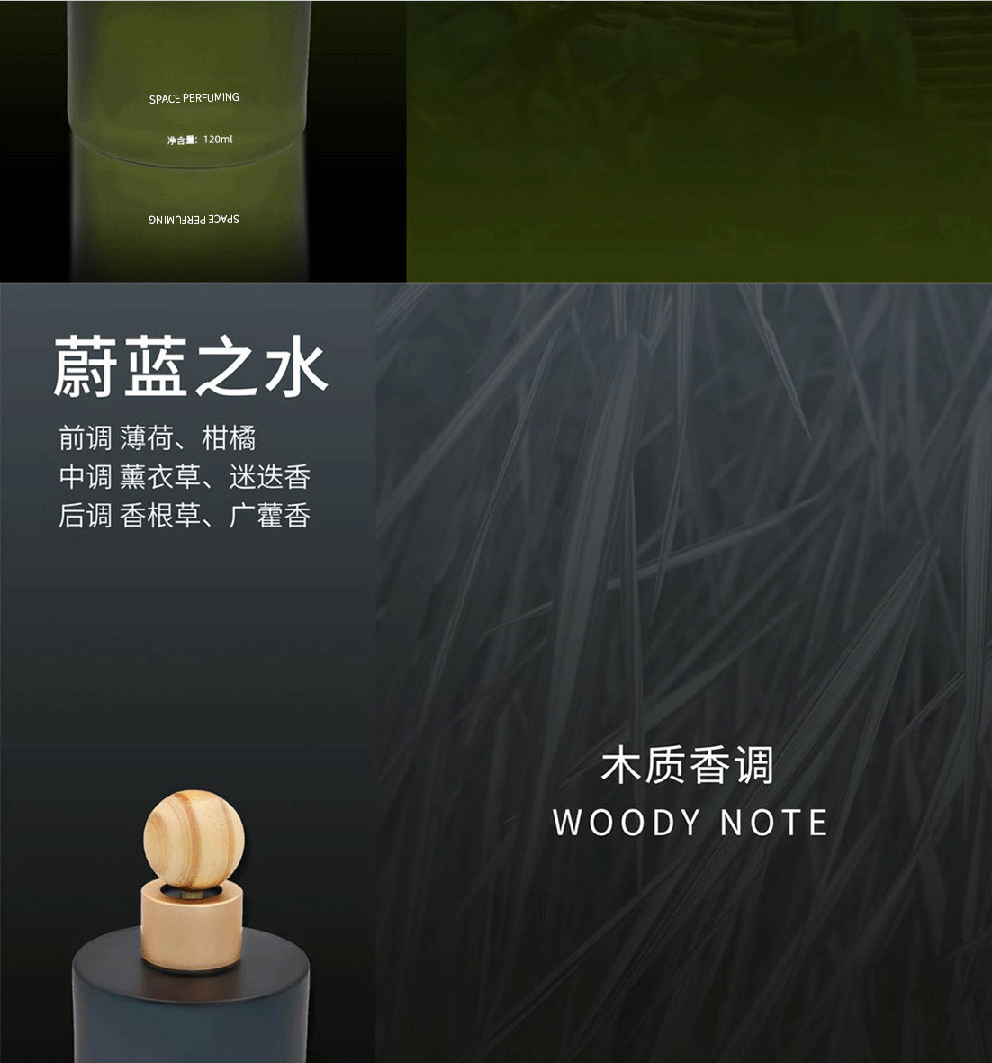 Small Round Bottle Car Aromatherapy Car Perfume Long-Lasting Light Fragrance to Remove Odor and Smell Good and Not Pungent Car Indoor Fragrance