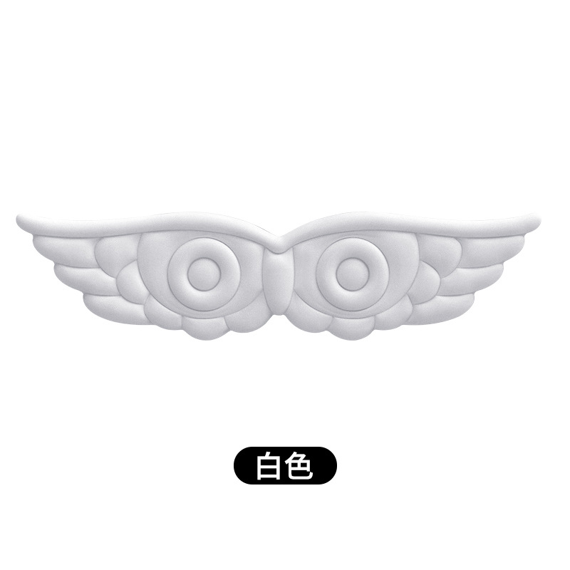 Ángel alas corteza confortable almohadilla de ratón soporte de teclado escritorio de computadora memoria almohadilla de muñeca de algodón de silicona soporte de mano