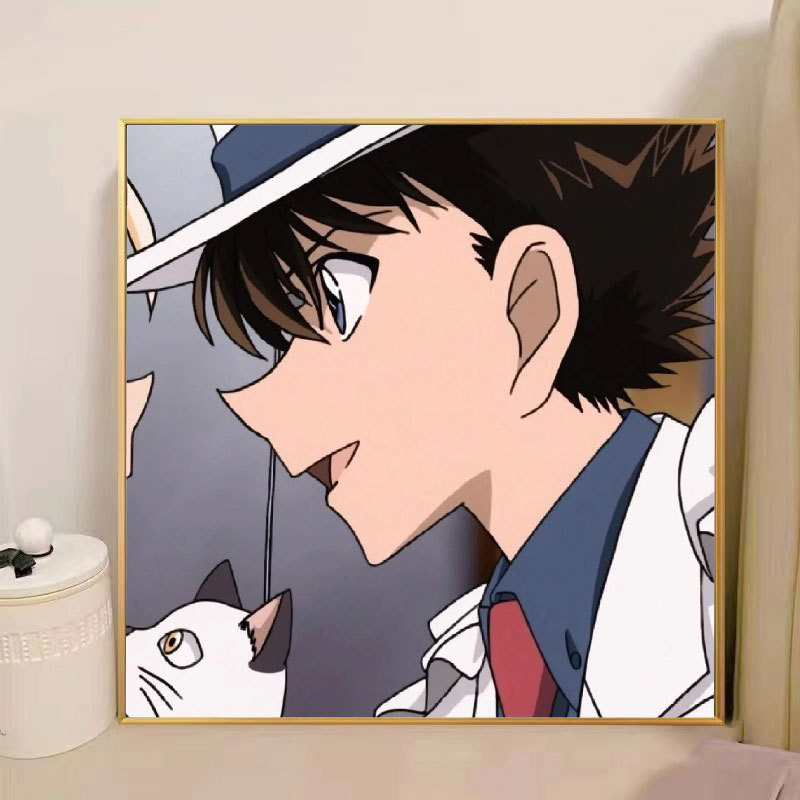 コナンデジタル油絵DIY手塗り怪盗キッドアニメアクリルメーカー卸売装飾画|undefined
