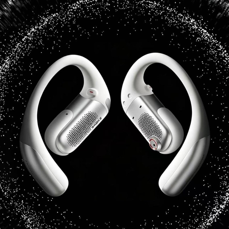 Shokz OpenFit Pro Bluetooth quloqchin, ochiq quloqchin, shovqinni kamaytirish, uzoq batareya, sport simsiz quloqchin