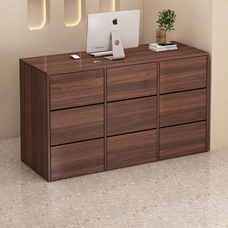 Cashier Clothing Store Bar Shop Small Women's Clothing Barber Shop Counter Retro Simple Internet Celebrity Front Desk Reception Desk