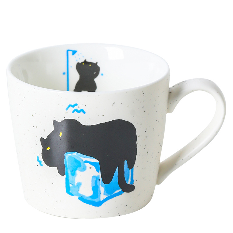 Ceramic Coffee Mug For Home And Office, Exquisite Couple Water Cup_voghion.com