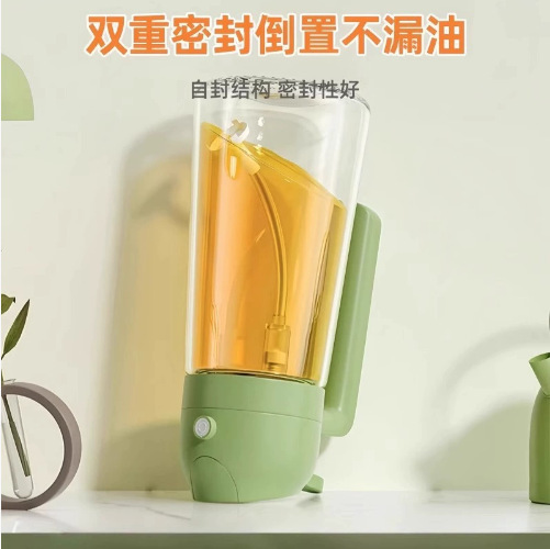 家用自动开合喷油壶喷倒食用油喷雾雾化加厚喷油瓶厨房神器不挂油|undefined