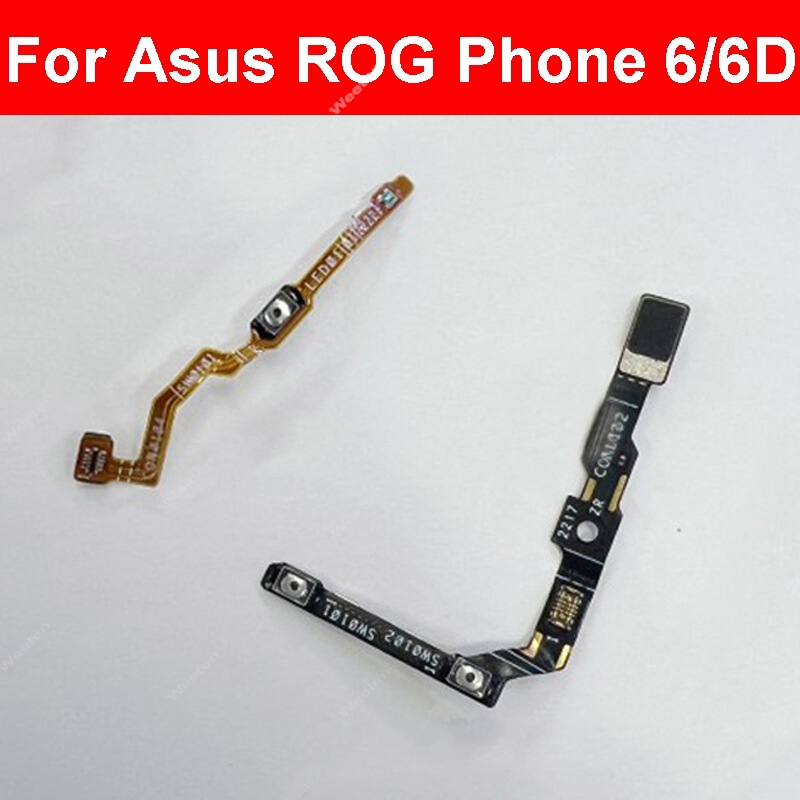 For ASUS ROG Phone 6 6D power volume button cord power switch volume side button soft