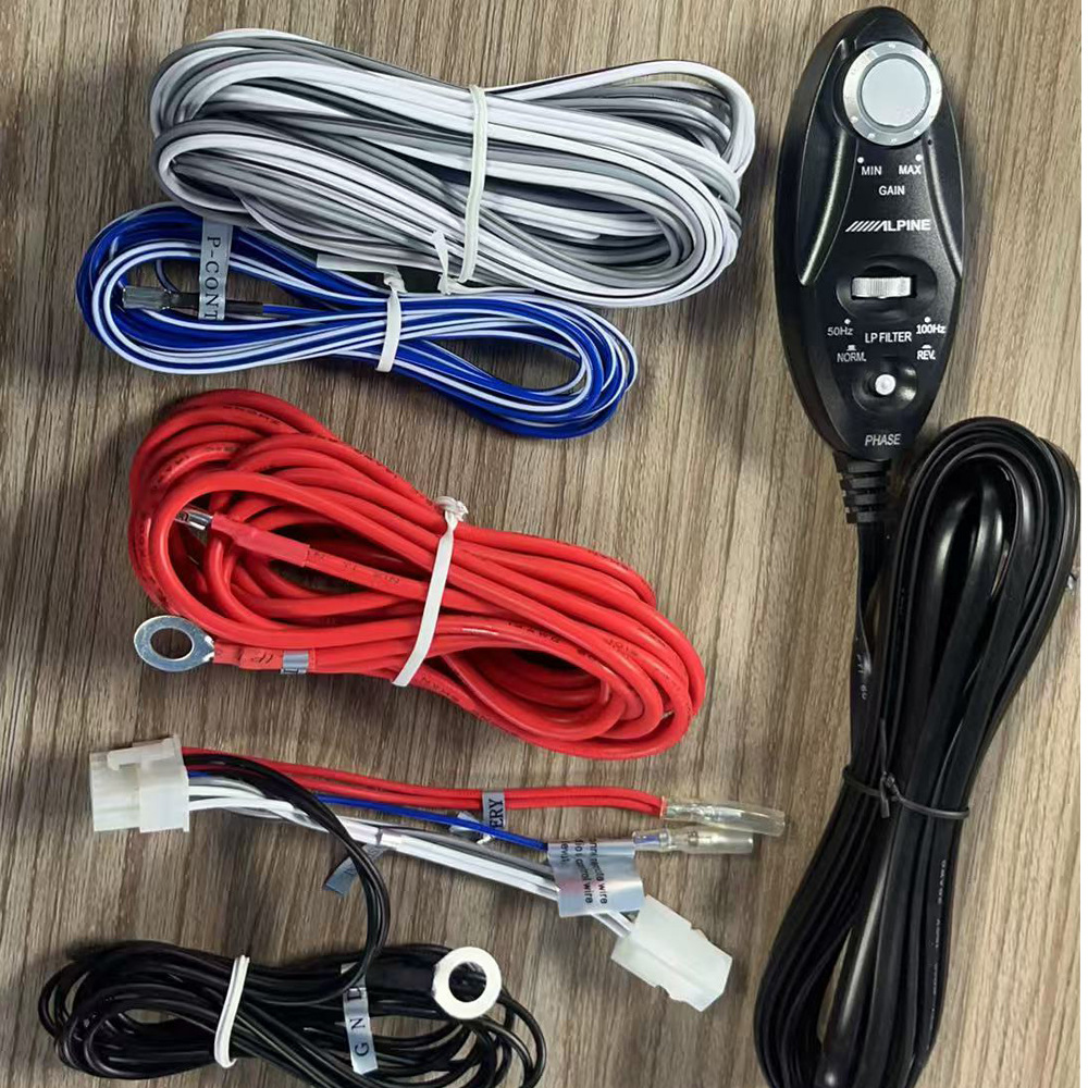 Factory Direct Car Audio Amplifier Subwoofer Pwe-T1080C Bass Volume Regulator Wire Control Wire